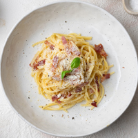 Indulgent Carbonara Pasta good catch Musselburgh