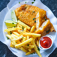 Super Crispy Fish & Chips good catch Musselburgh